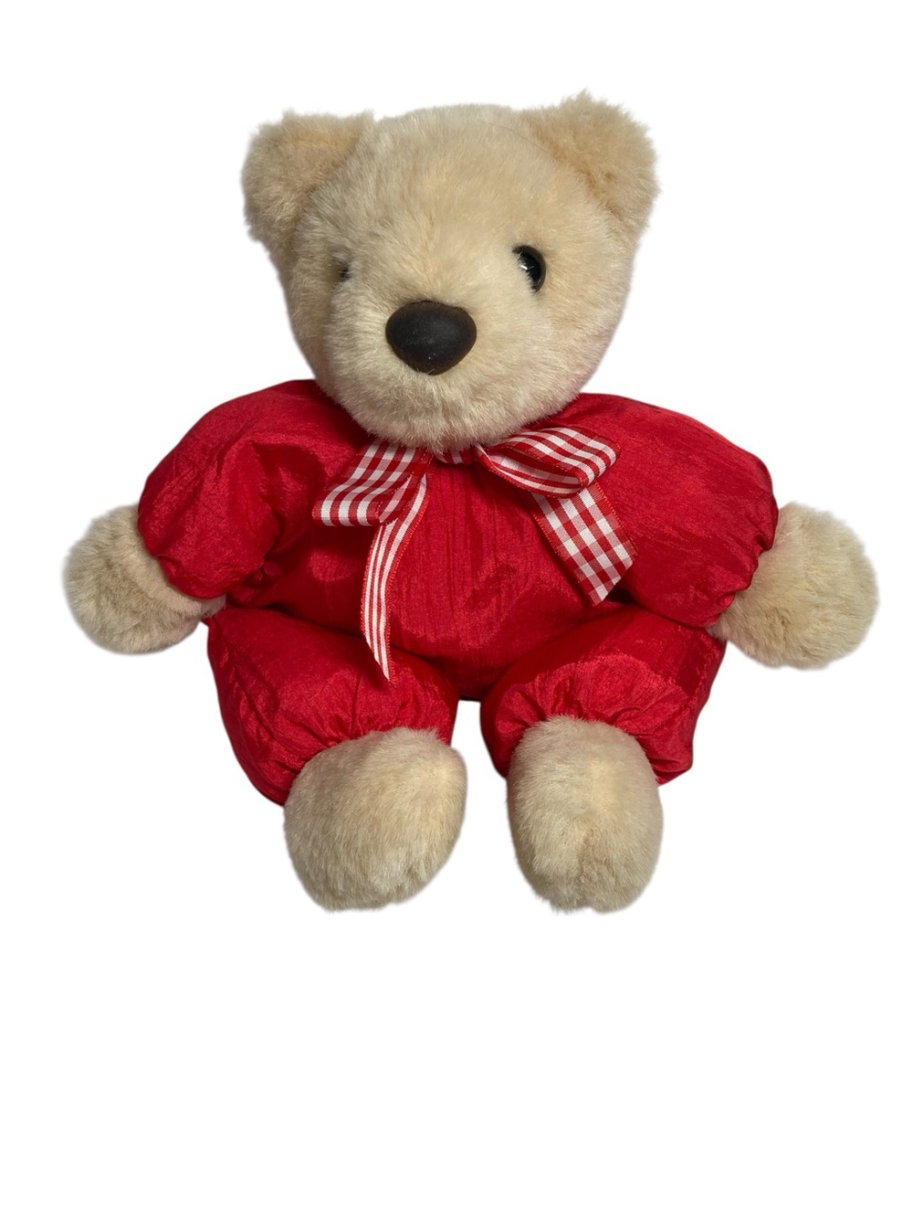 Hallmark Valentine Delivery Bear 12" Plush Red Nylon Clip Paws Holiday.‎